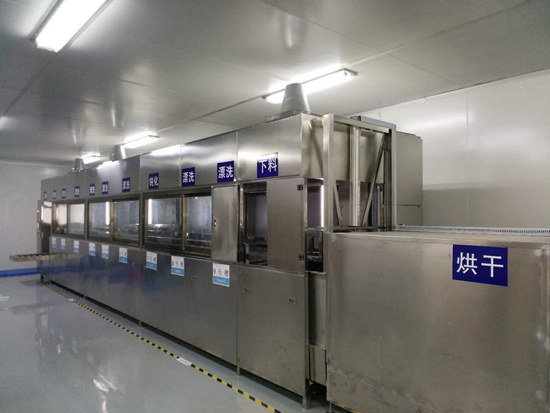 KM-10360BPHST鋁合金散熱器全自動(dòng)超聲波清洗烘干線